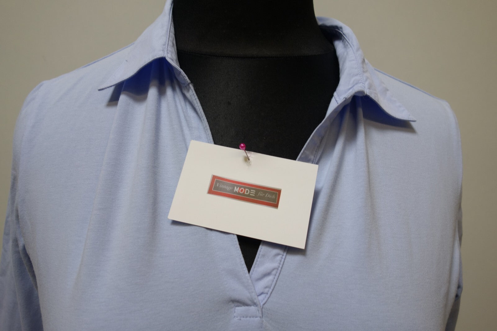 EK0324 Damen Shirt von Land´s End, blau, Gr. M (38/40)1