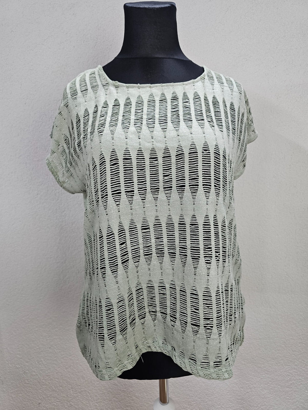 EK6110 Damen T-Shirt von Laura Torelli, grün, Gr.42/440