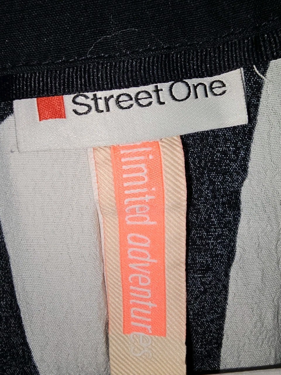 EK9915 Damen Kleid von Street One, schwarz-weiß, Gr.341