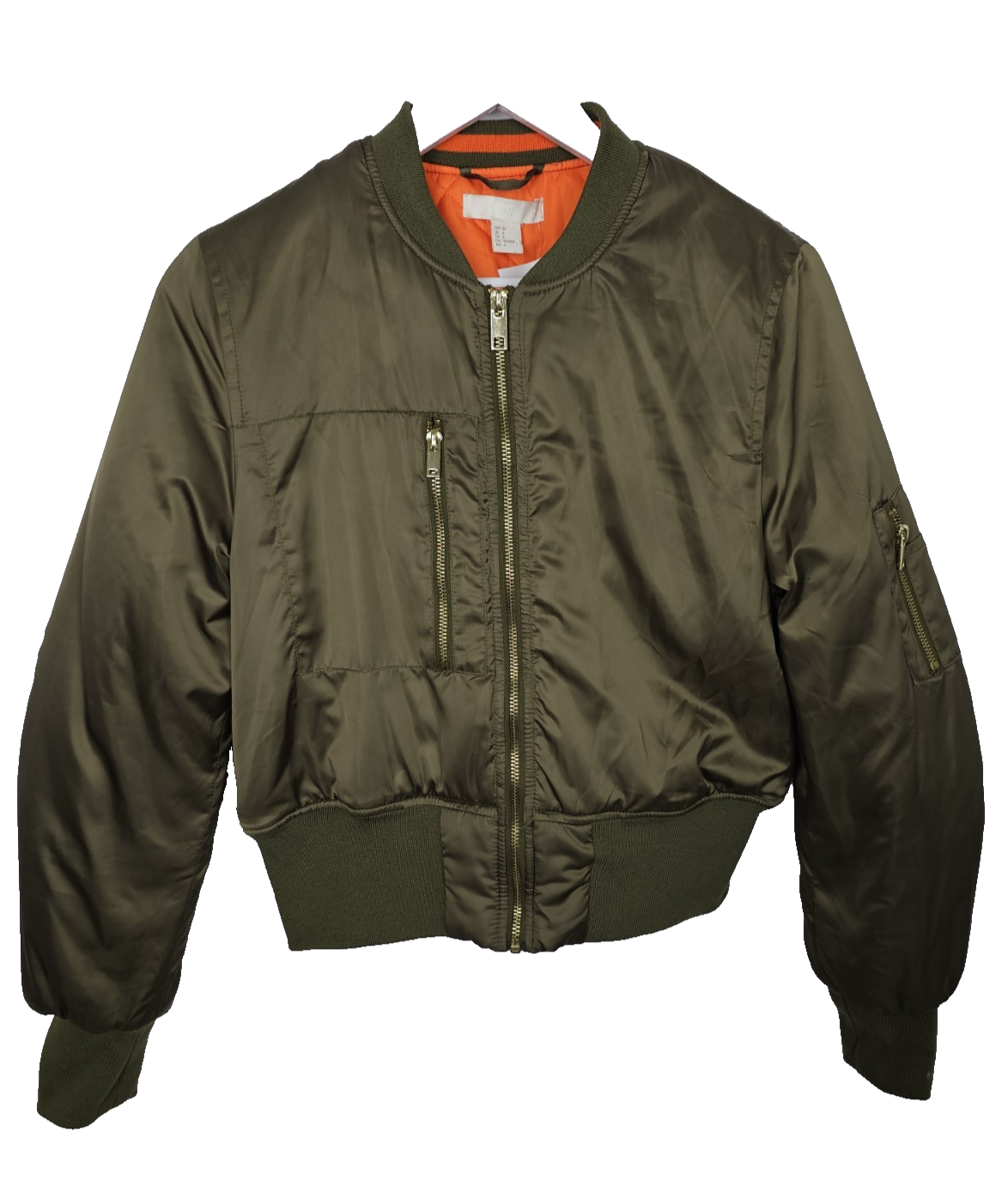 EK7946 Mädchen Jacke von H&M, grün, Gr.360