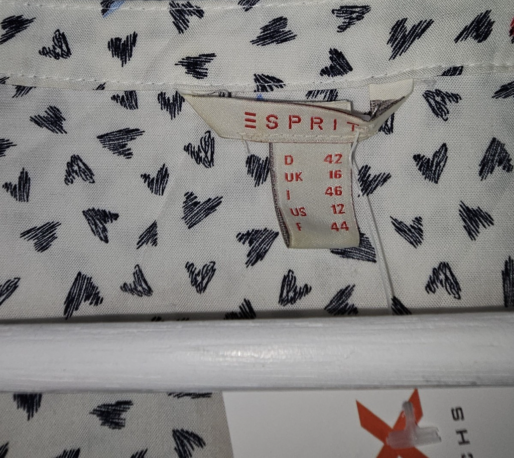 EK7018 Damen Bluse von Esprit, weiß, Gr. 422