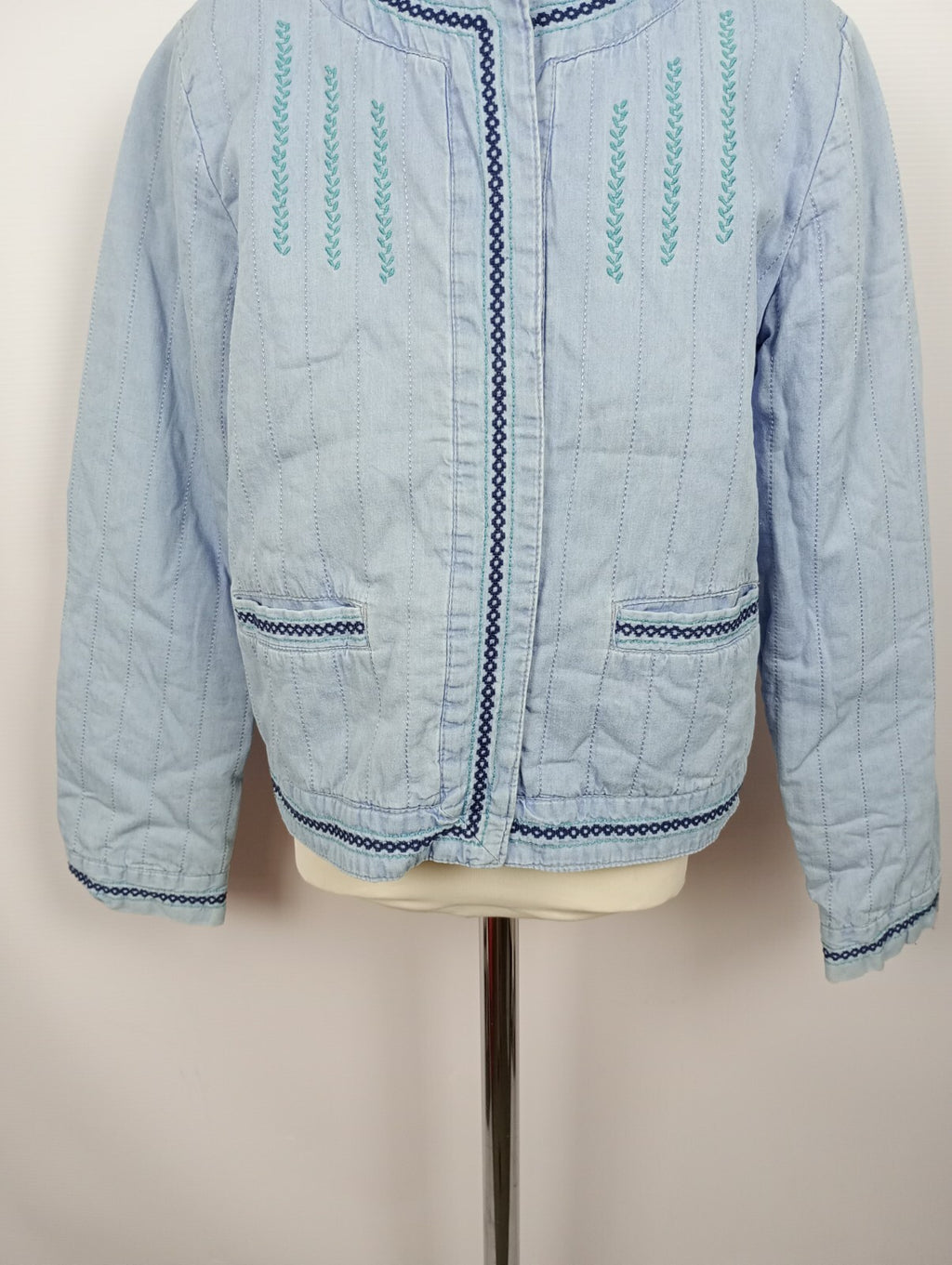 EK0205 Mädchen Jacke von du pareil au même, blau, Gr. 1402