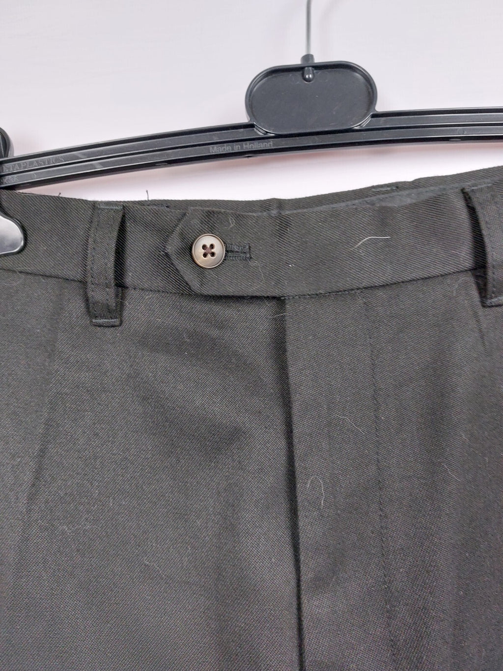 EK4558 Schwarze Anzughose für Herren von Smart Q Classic, Gr. 44R1