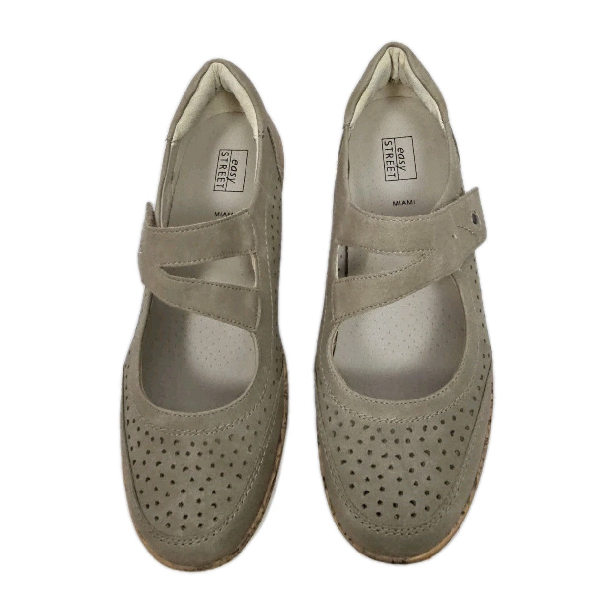 ES873 Damen Halbschuhe von Easy Street, Braun, Gr. 392