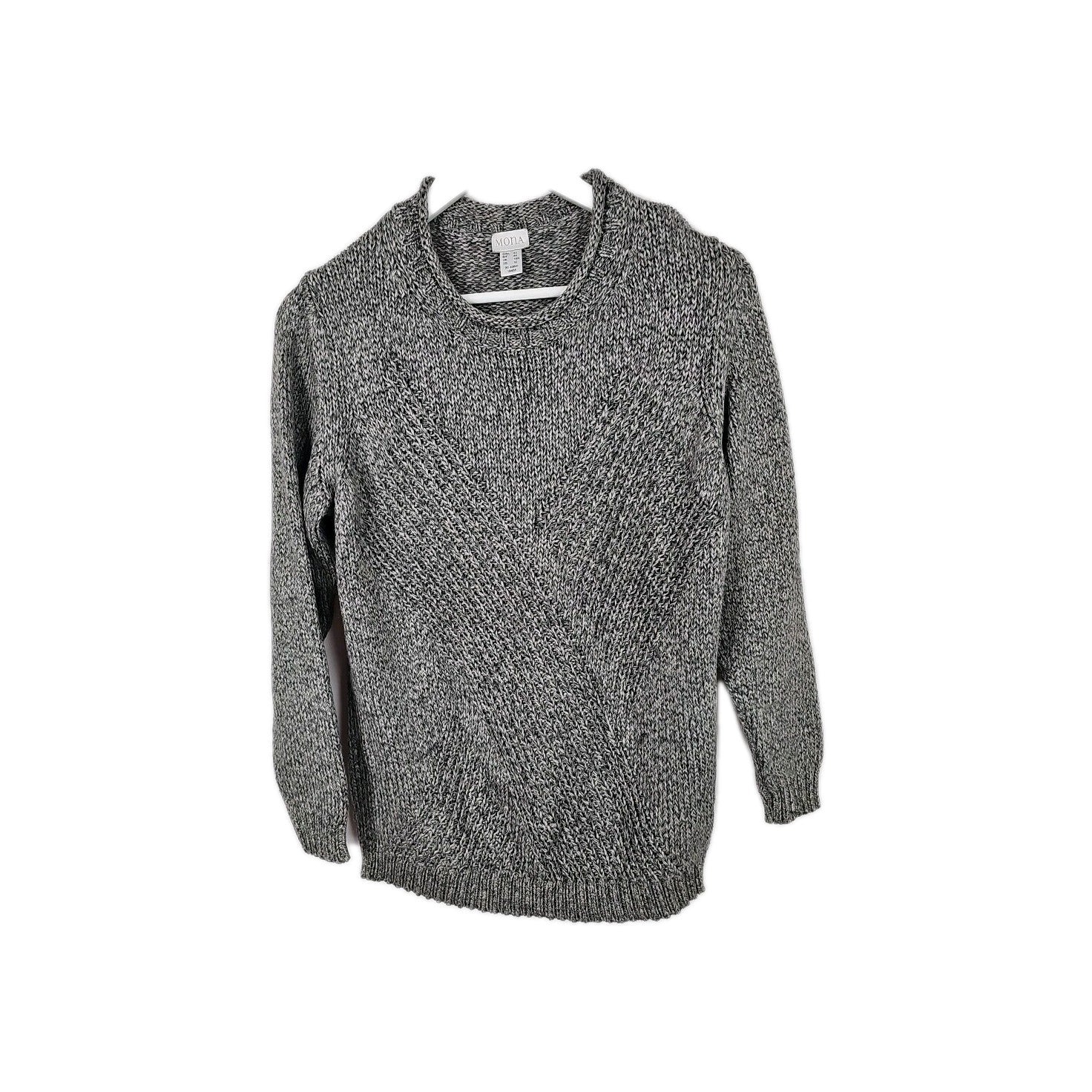 EK9463 Damen Pullover Mona Gr.42 Grau0