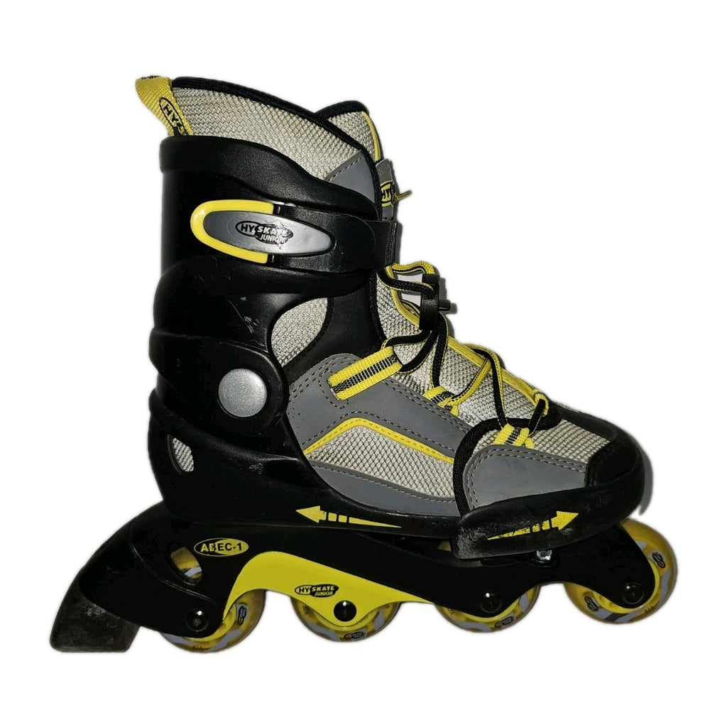 ES789 Unisex Inliner von HySkate Junior, gelb-schwarz, Gr.37-393