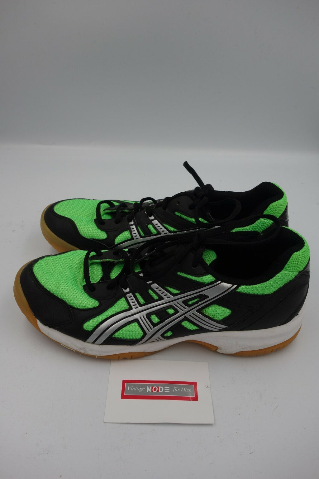 ES0052 Damen Sneaker von Asics, schwarz-Grün, 391