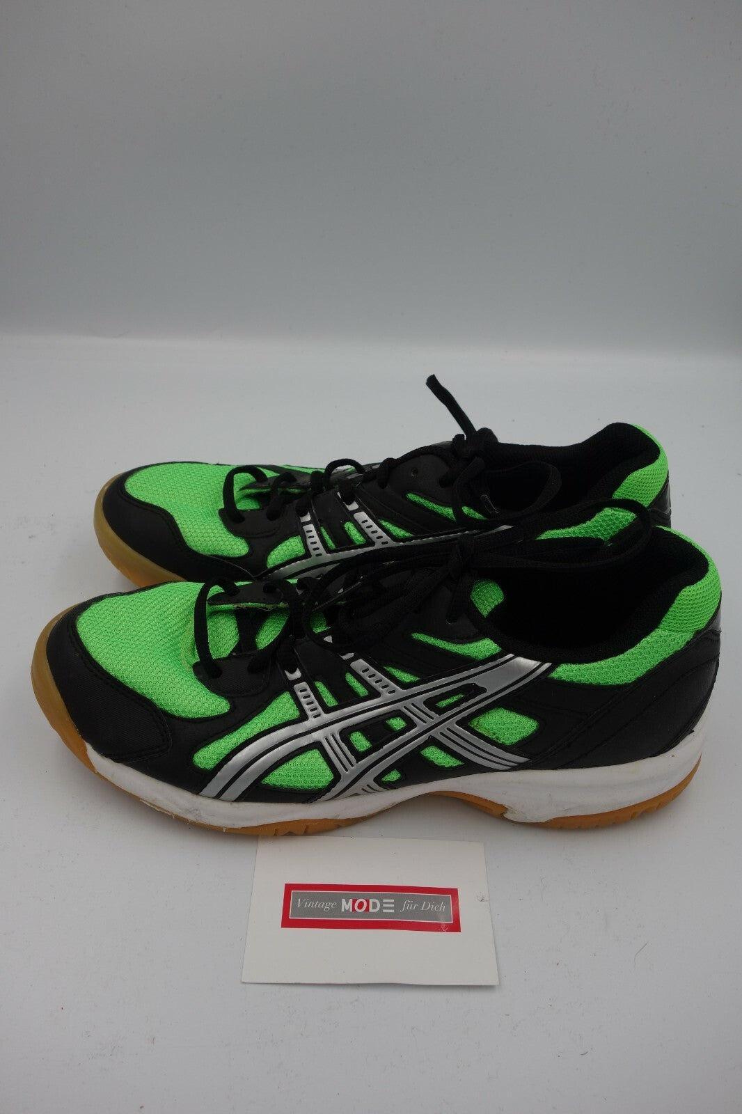ES0052 Damen Sneaker von Asics, schwarz-Grün, 391