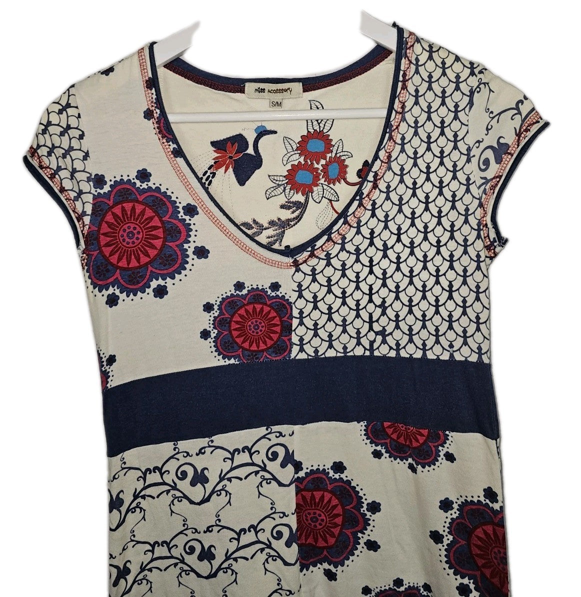EK10477 Damen Kleid von Miss Accessery, Mehrfarbig, Gr.S/M2