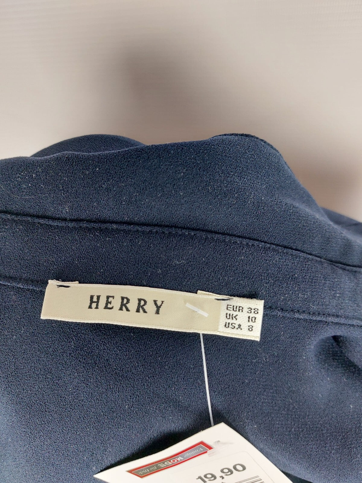 EK1878 Damen Kleid von Herry, dunkelblau, Gr. 3810