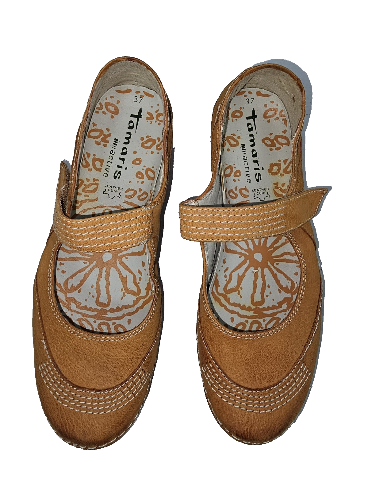 ES747 Damen Sandale von Tamaris, Orange, Gr. 371