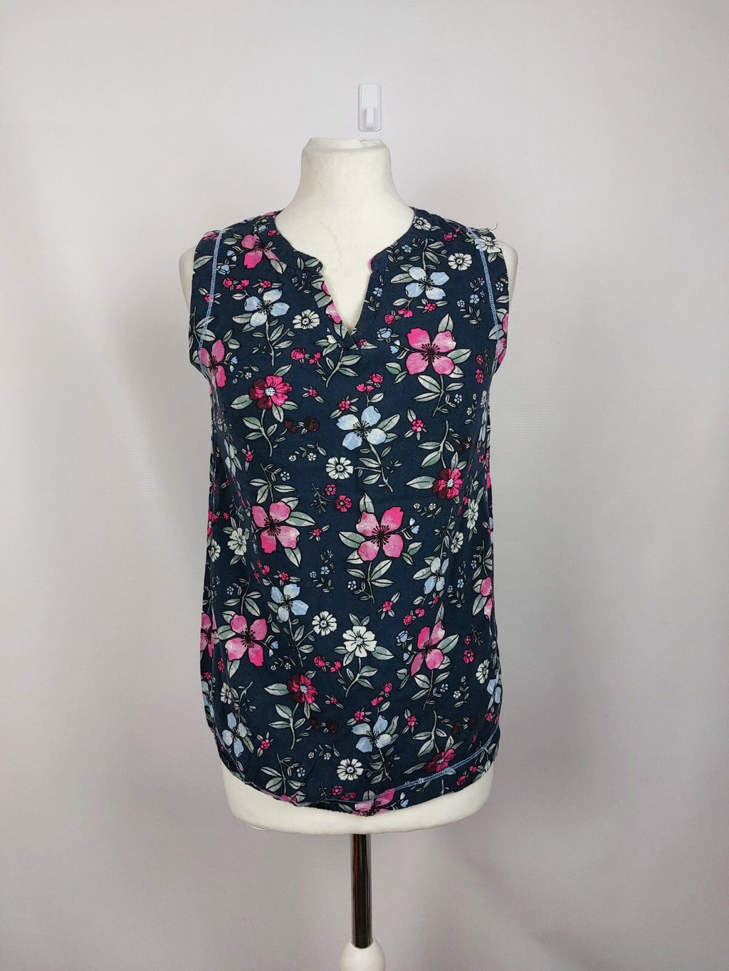 EK5126 Damen Shirt von Cecil, blau mit Blumen, Gr. XS0