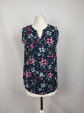EK5126 Damen Shirt von Cecil, blau mit Blumen, Gr. XS0