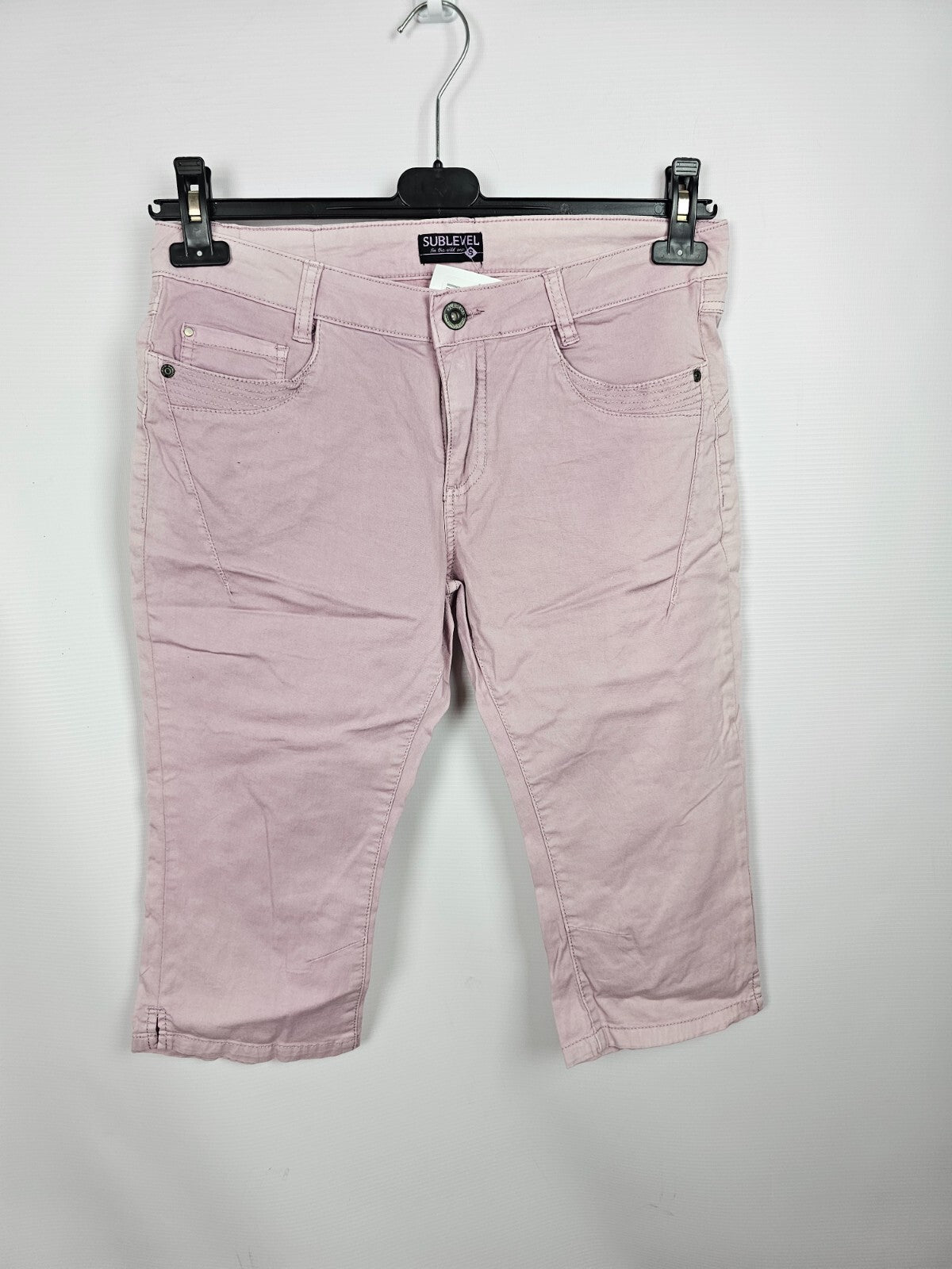 EK1860 Damen 3/4 Hose von Sublevel, lila, Gr.S0