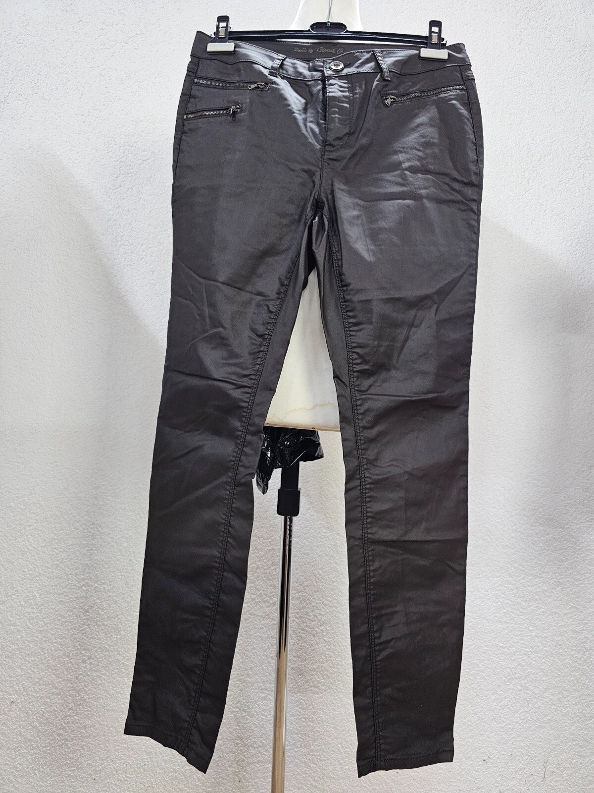 EK6163 Damen Kunstlederhose von Street One, braun, Gr. W320
