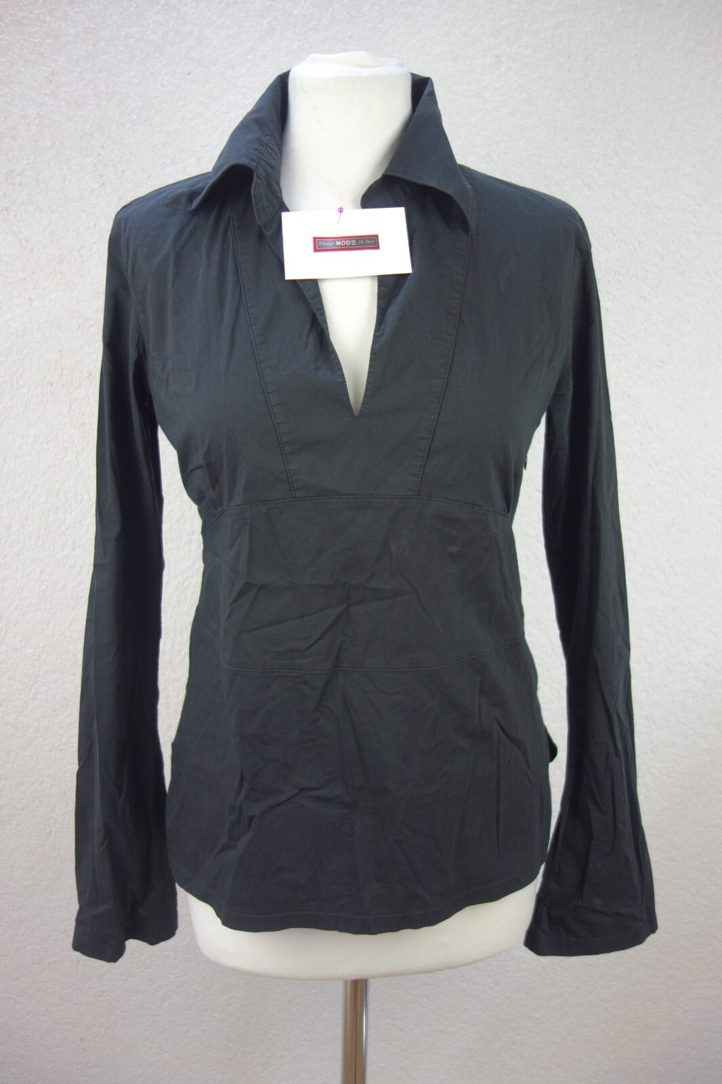 EK3884 Damen Bluse von United Colors of Benetton, schwarz, Gr.S0