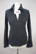 EK3884 Damen Bluse von United Colors of Benetton, schwarz, Gr.S0