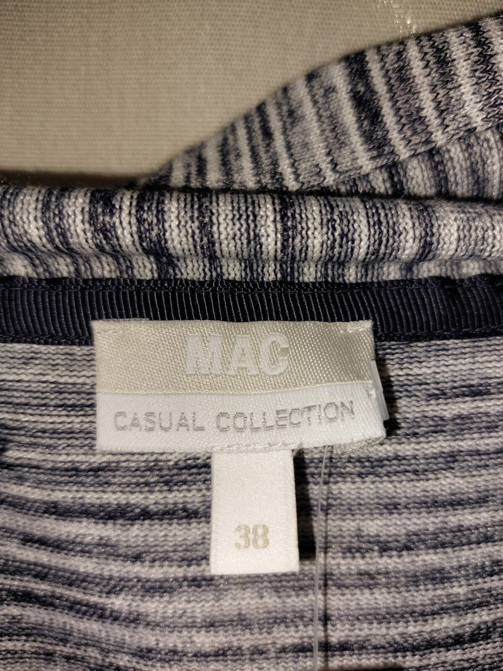 EK2556 Damen Jacke von Mac, blau-weiß, Gr.383