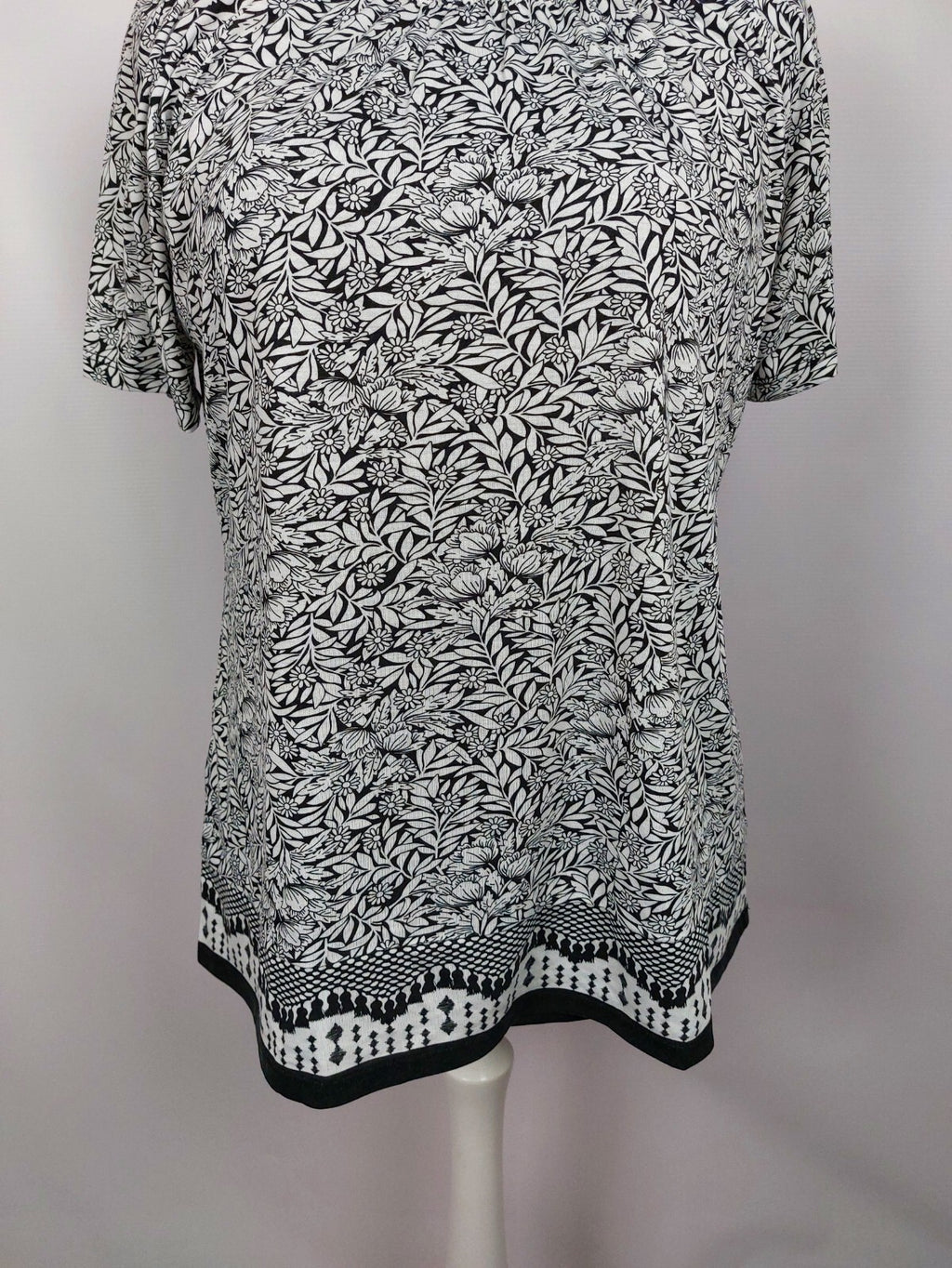 EK5091 Damen Shirt von Gabriella K. schwarz/weiß, Gr. 462