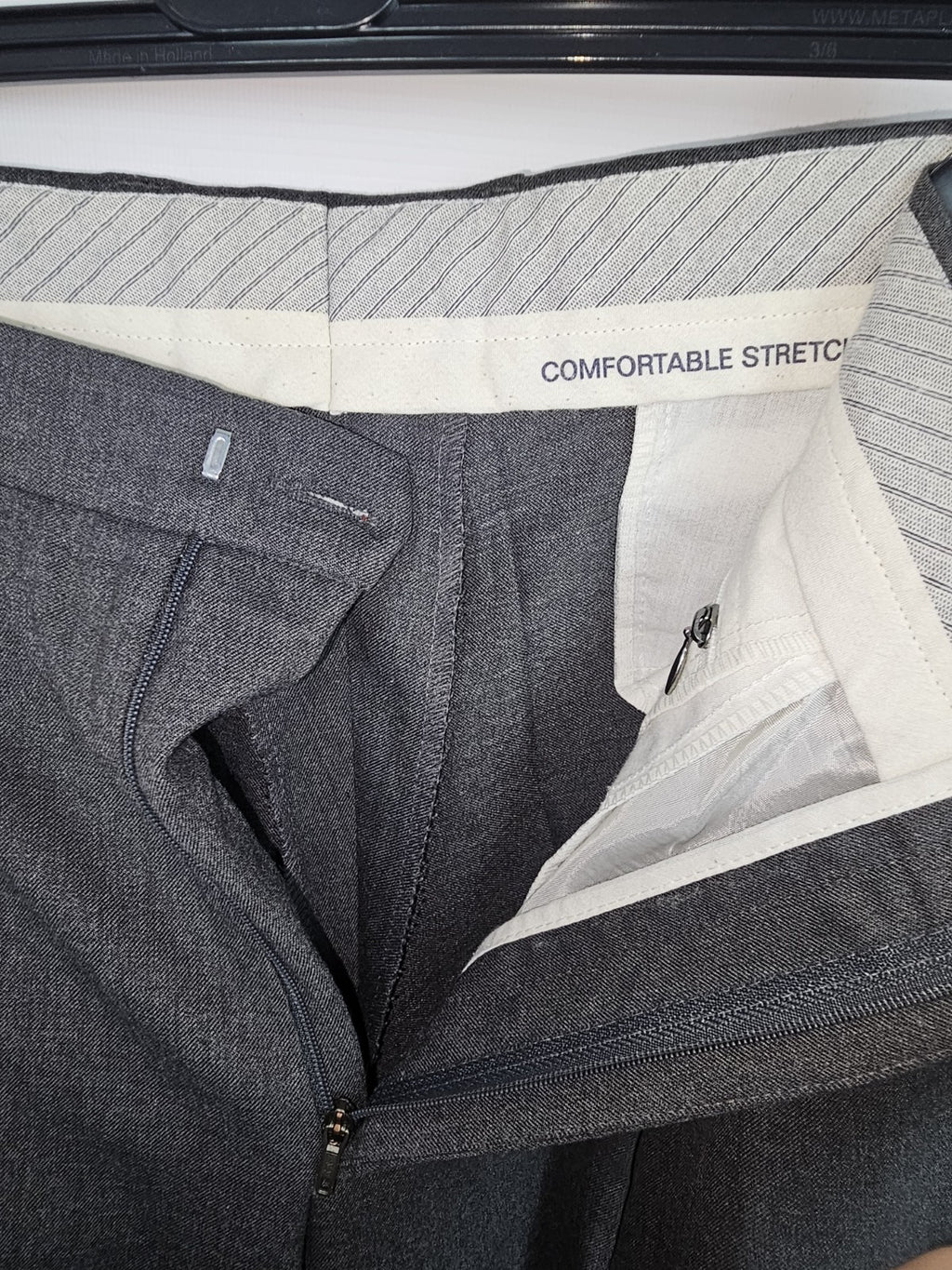 EK8421 Herren Anzugshose von Comfortable Stretch, Grau, Gr. 523
