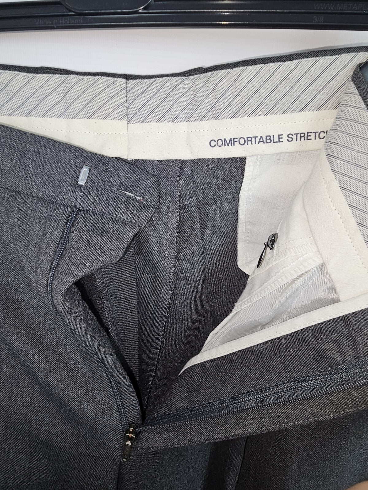 EK8421 Herren Anzugshose von Comfortable Stretch, Grau, Gr. 523
