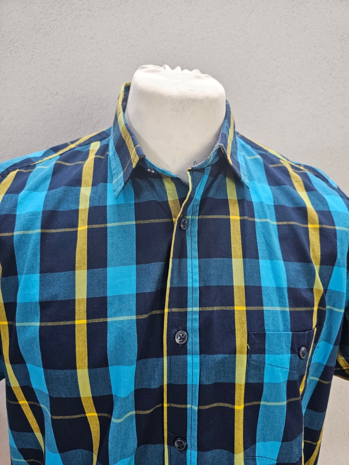 EK6023 Herren Hemd von Watsons, blau-gelb, Gr.L (41/42)1