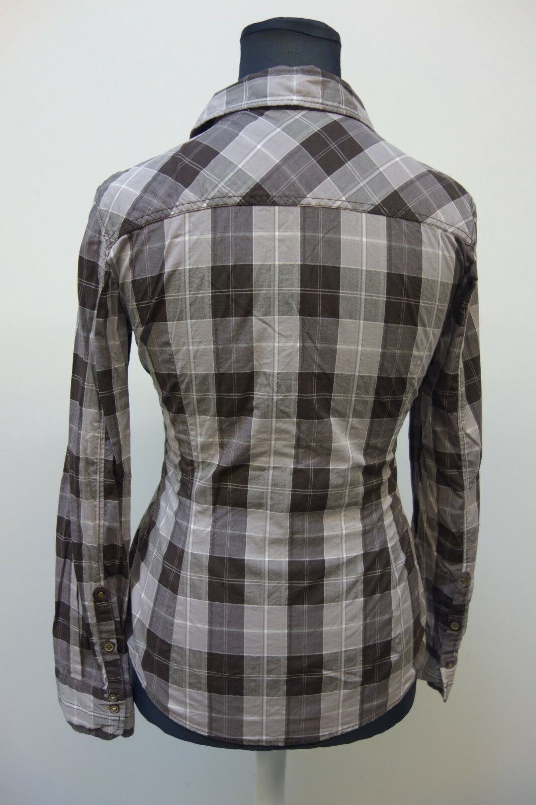 EK0677 Damen Bluse von Tom Tailor, kariert, Gr. 404