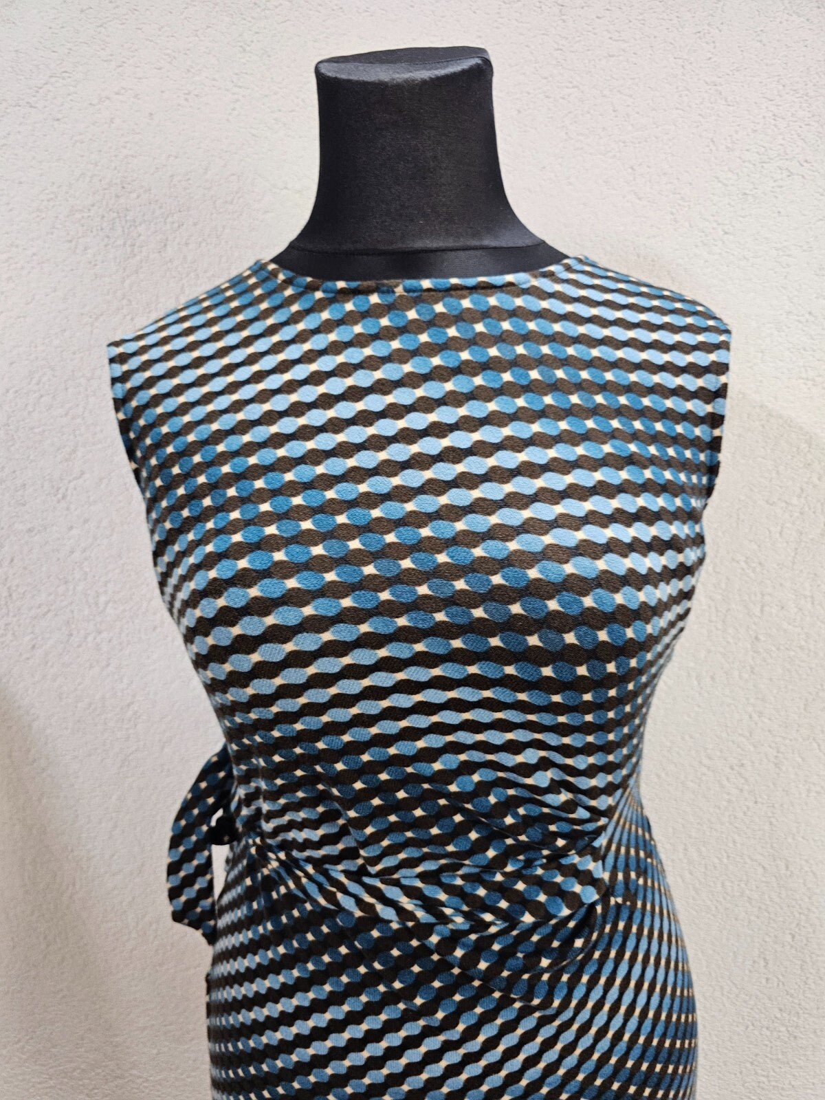 EK5945 Damen Kleid von Super Stition, blau/braun, Gr. 401