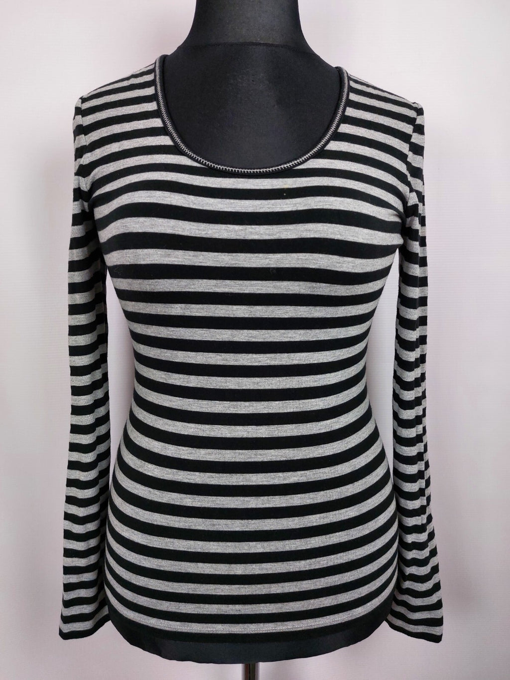 EK4664 Damen Langarmshirt von Rosner, schwarz-grau, Gr.380