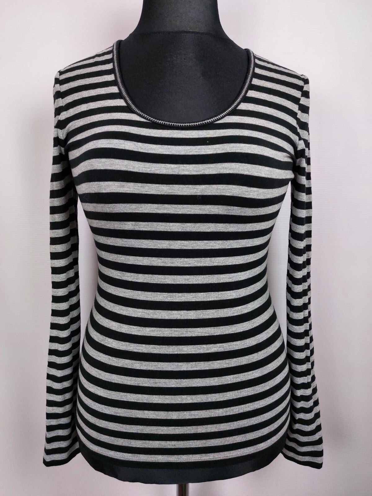 EK4664 Damen Langarmshirt von Rosner, schwarz-grau, Gr.380
