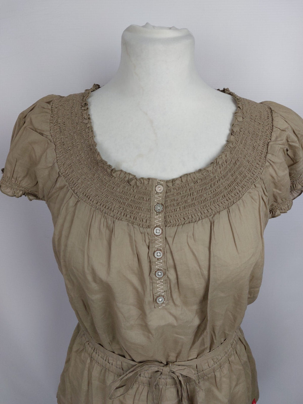 EK3920 Damen Bluse von edc, beigebraun, Gr. S1