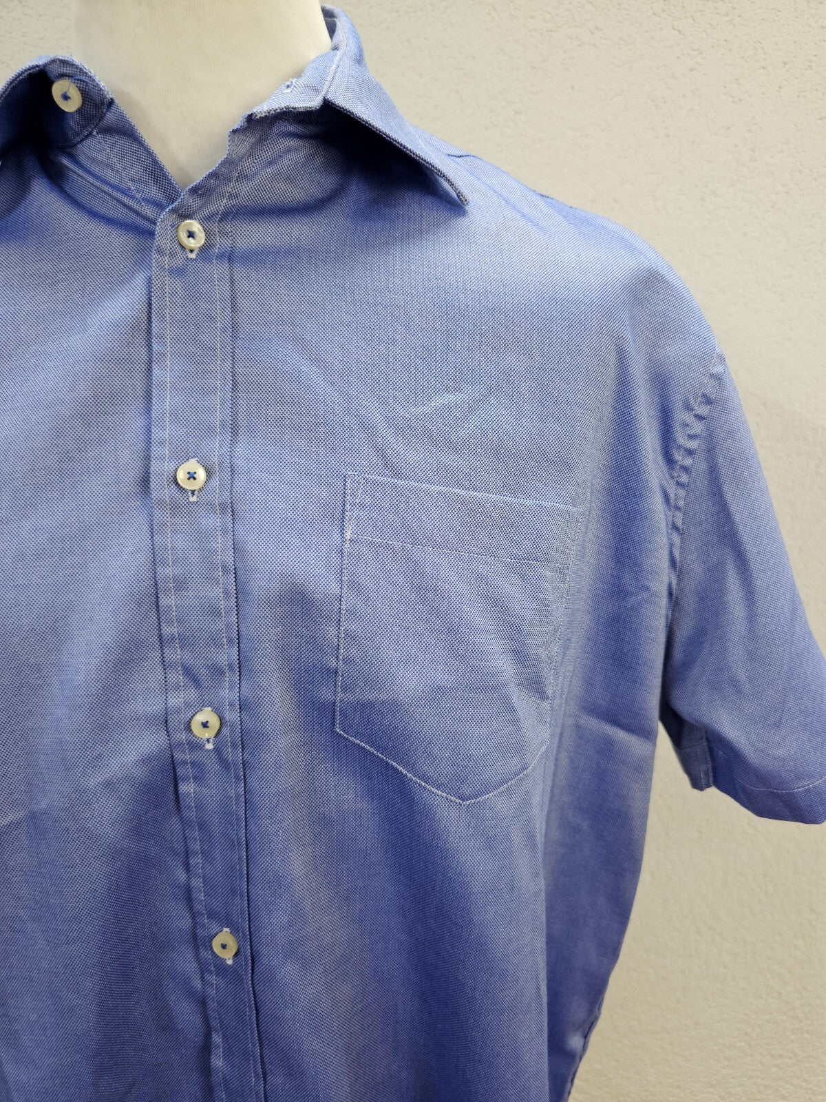 EK5842 Herren Hemd von Yves Gerad, blau/weiß, gr. 433
