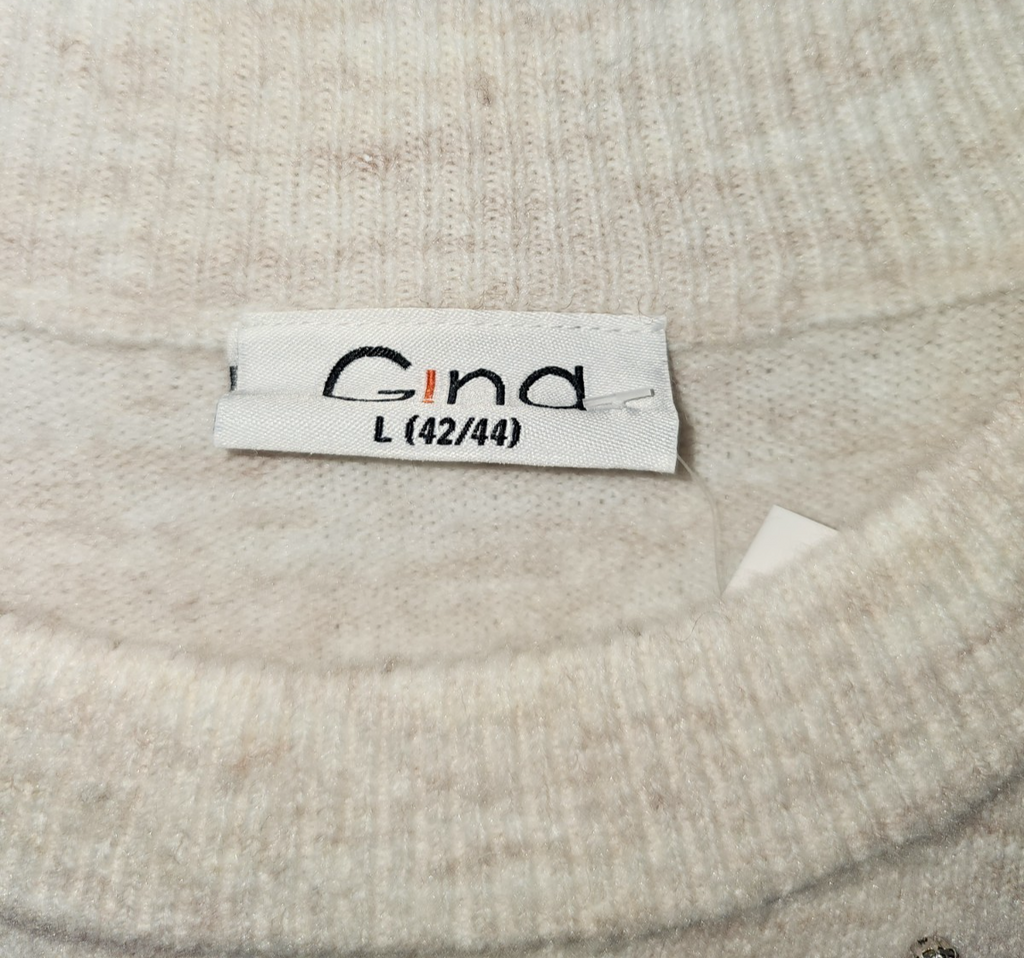 EK7569 Damen Pullover von Gina, beige, Gr.L (42/44)2
