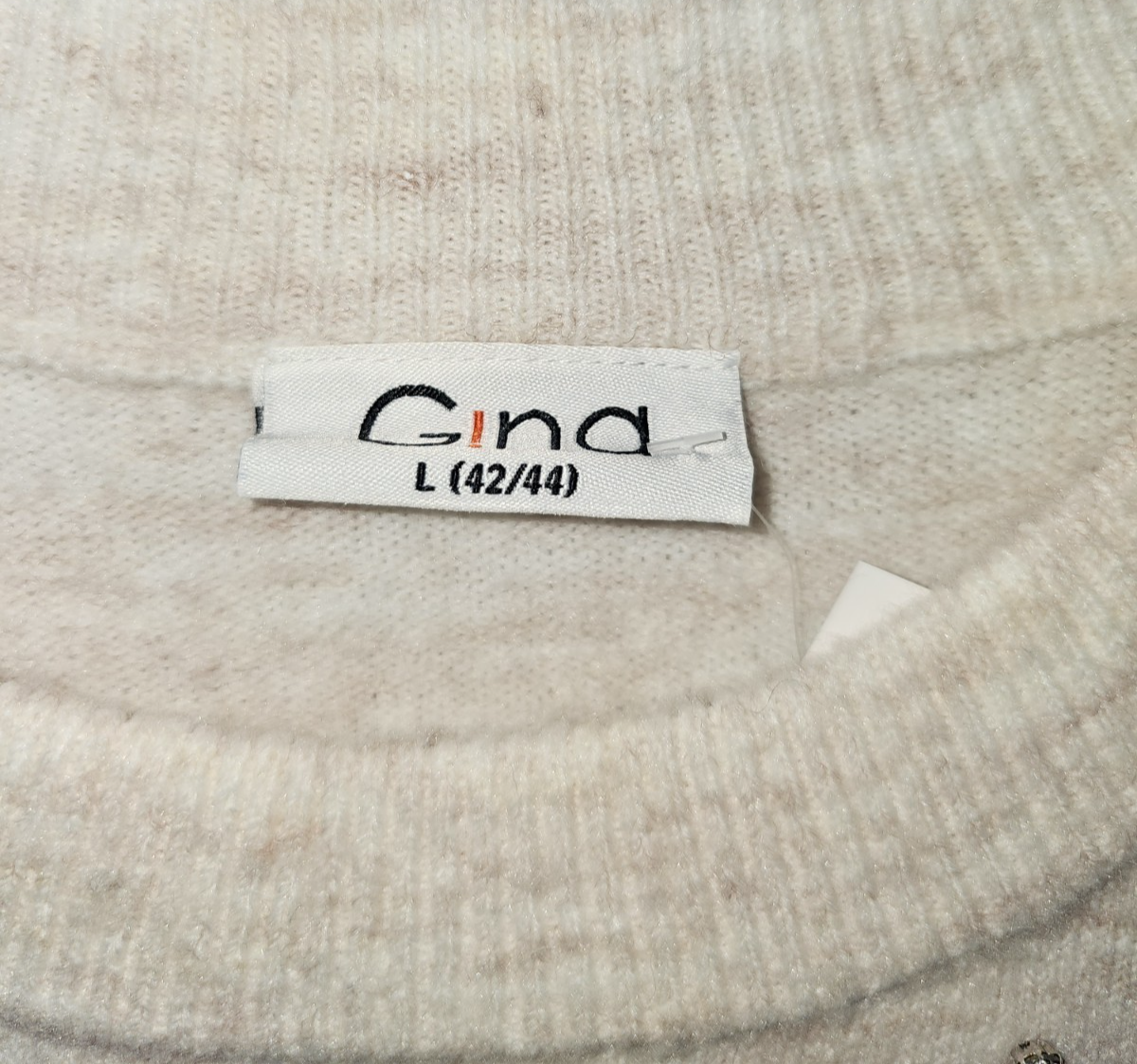 EK7569 Damen Pullover von Gina, beige, Gr.L (42/44)2