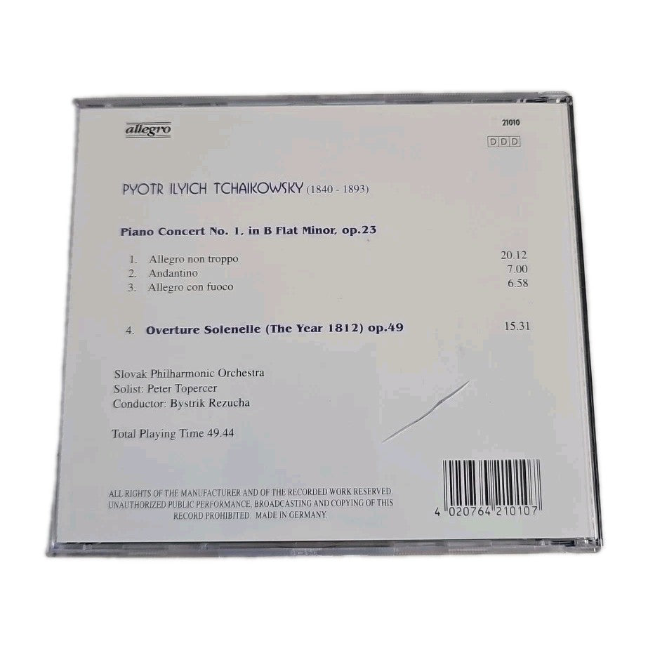 EB4056 Tchaikowsky, Piano Concert No.1, CD1