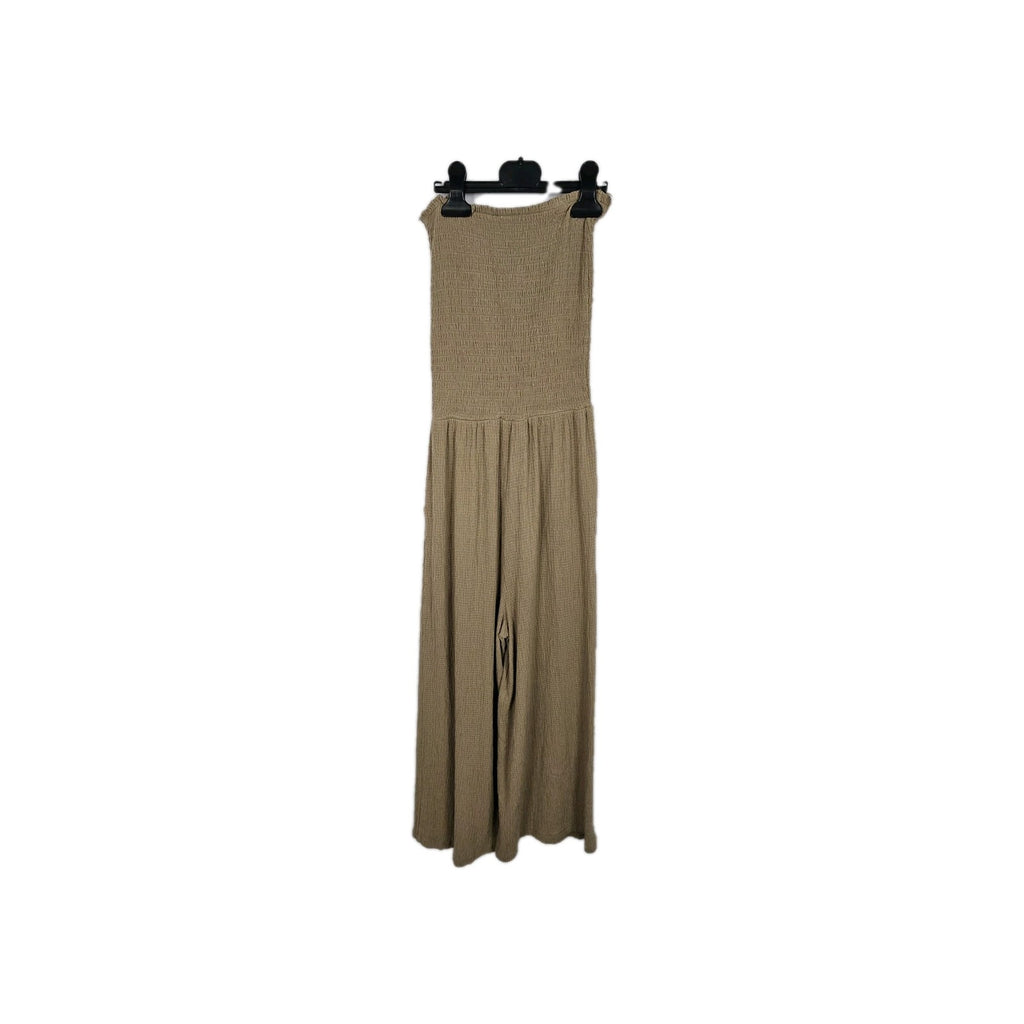 EK10799 Damen Jumpsuit Love Tree Gr.S Braun2