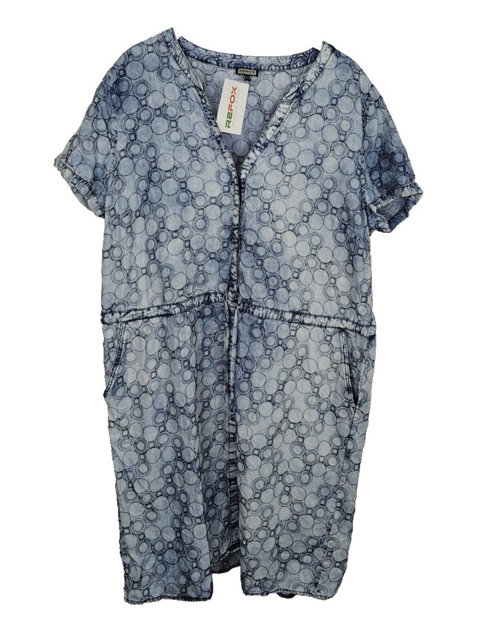 EK8033 Damen Kleid von Kennys, Blau, Gr. 440