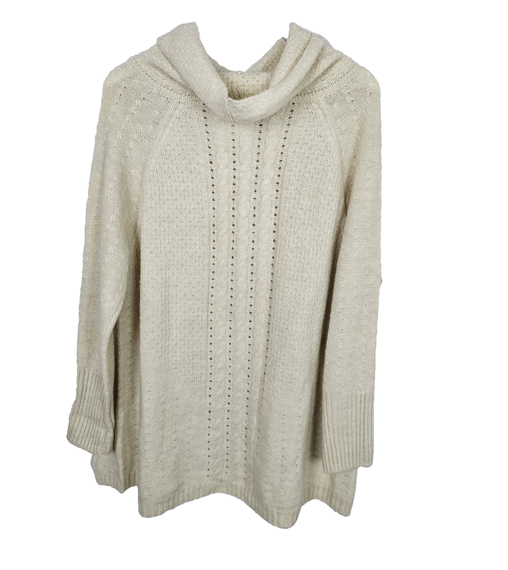EK8375 Damen Pullover, Beige, Gr. Ca L/XL3