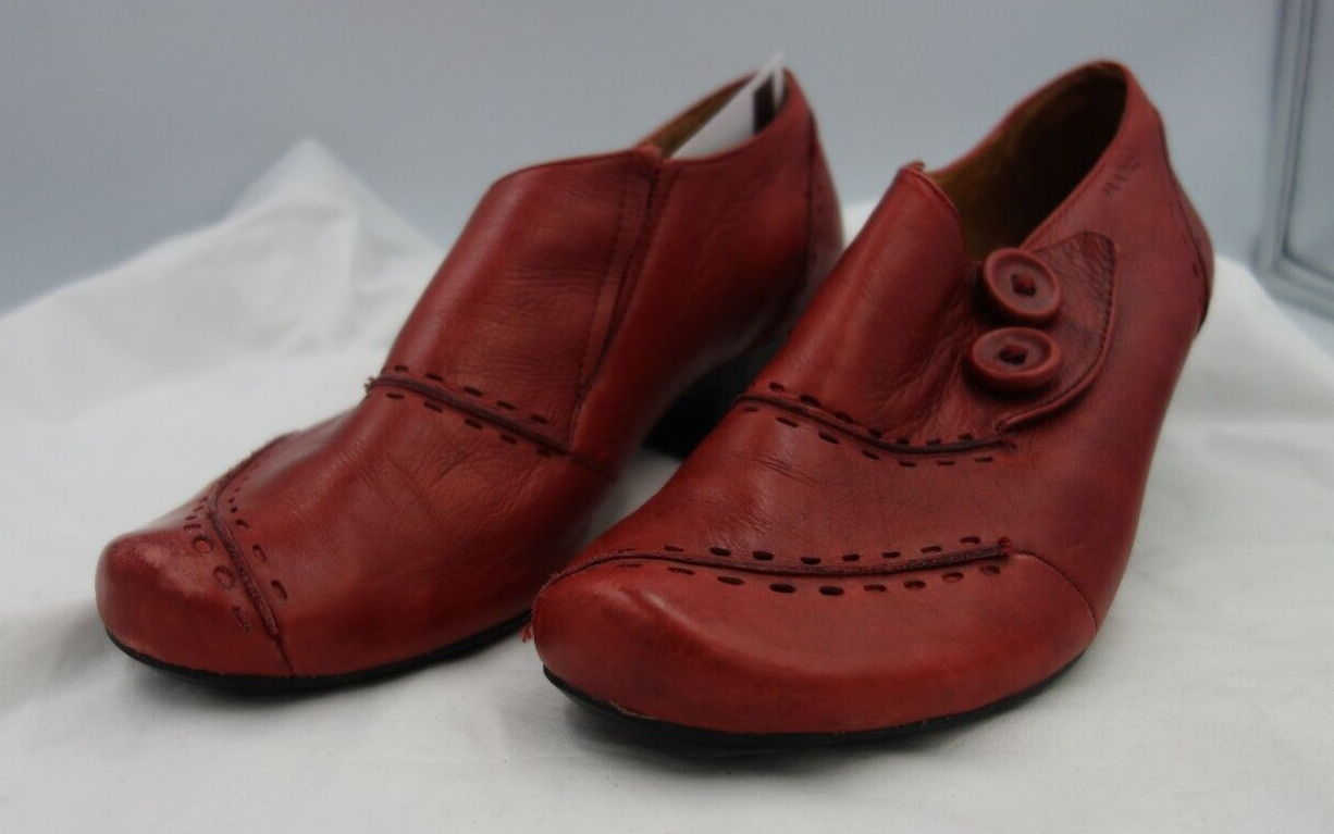 ES484 Rote Lederschuhe von MARC in 37,5 0