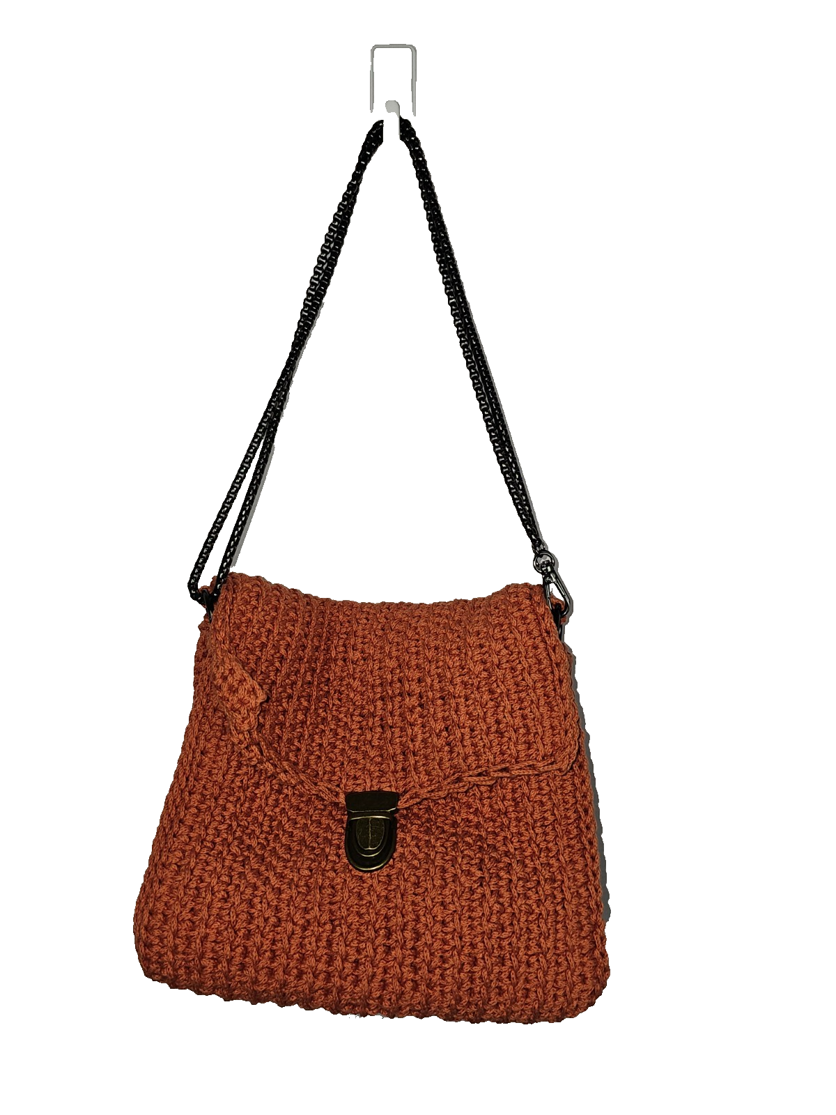 EK7843 Handgemachte Damen Handtasche, Orange2