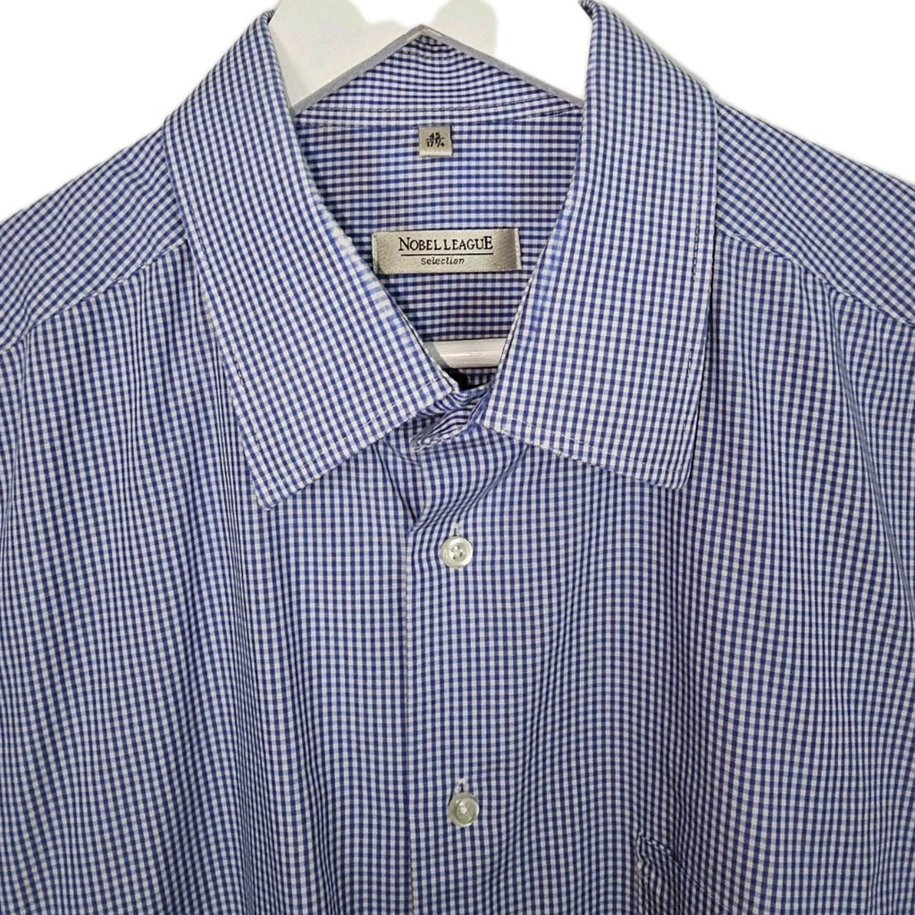 EK11177 Herren Hemd von Nobel League, blau-weiß, Gr.453