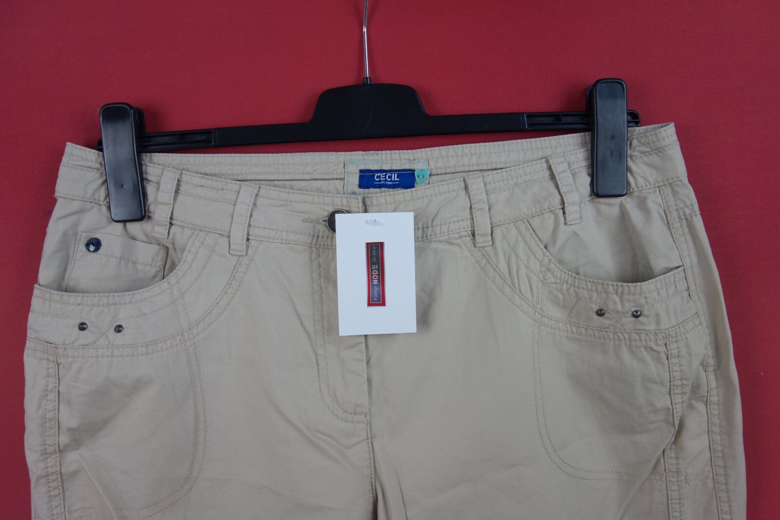 EK3215 Damen Hose von Cecil, beige, Gr. 341