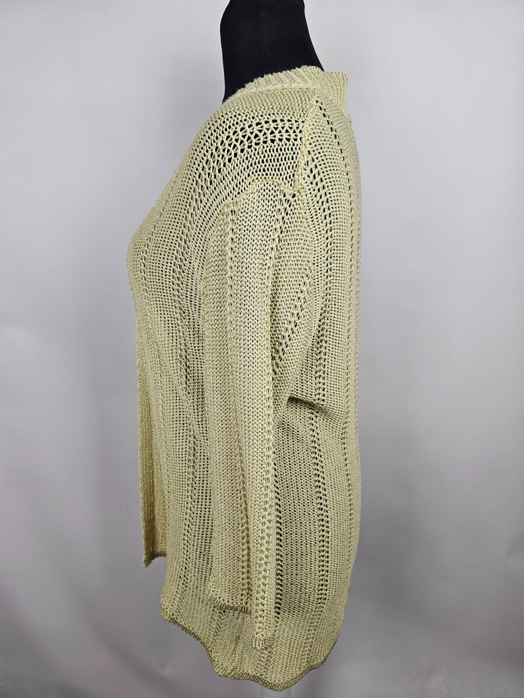 EK5479 Damen Strickjacke von Peter Luft, beigegold, Gr. L3