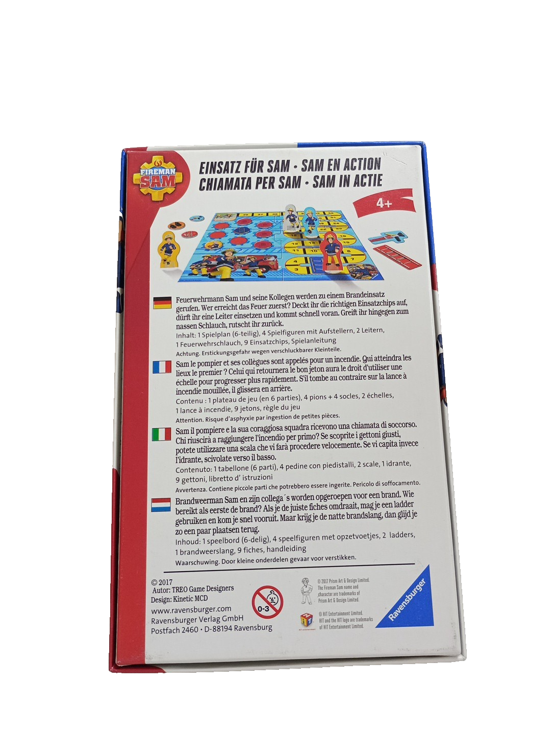 EB3434Fireman Sam - Einsatz für Sam - Ravensburger Spiel NEU + OVP Eingeschweißt2