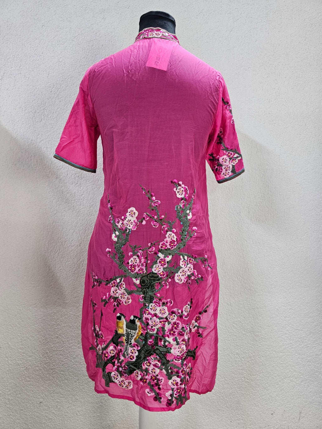 EK6326 Damen Kimono von Monica Quen, pink, Gr. L4