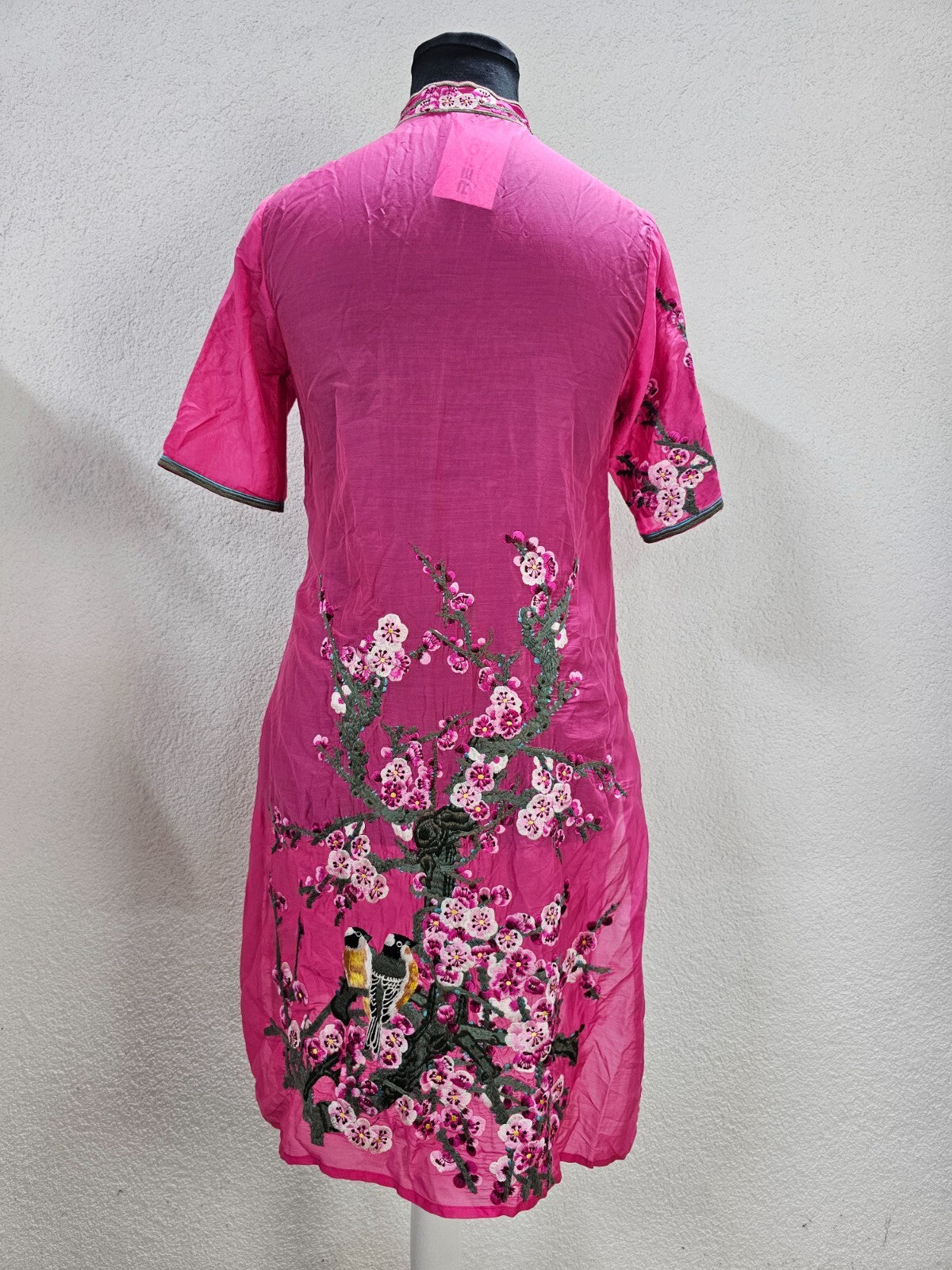 EK6326 Damen Kimono von Monica Quen, pink, Gr. L4