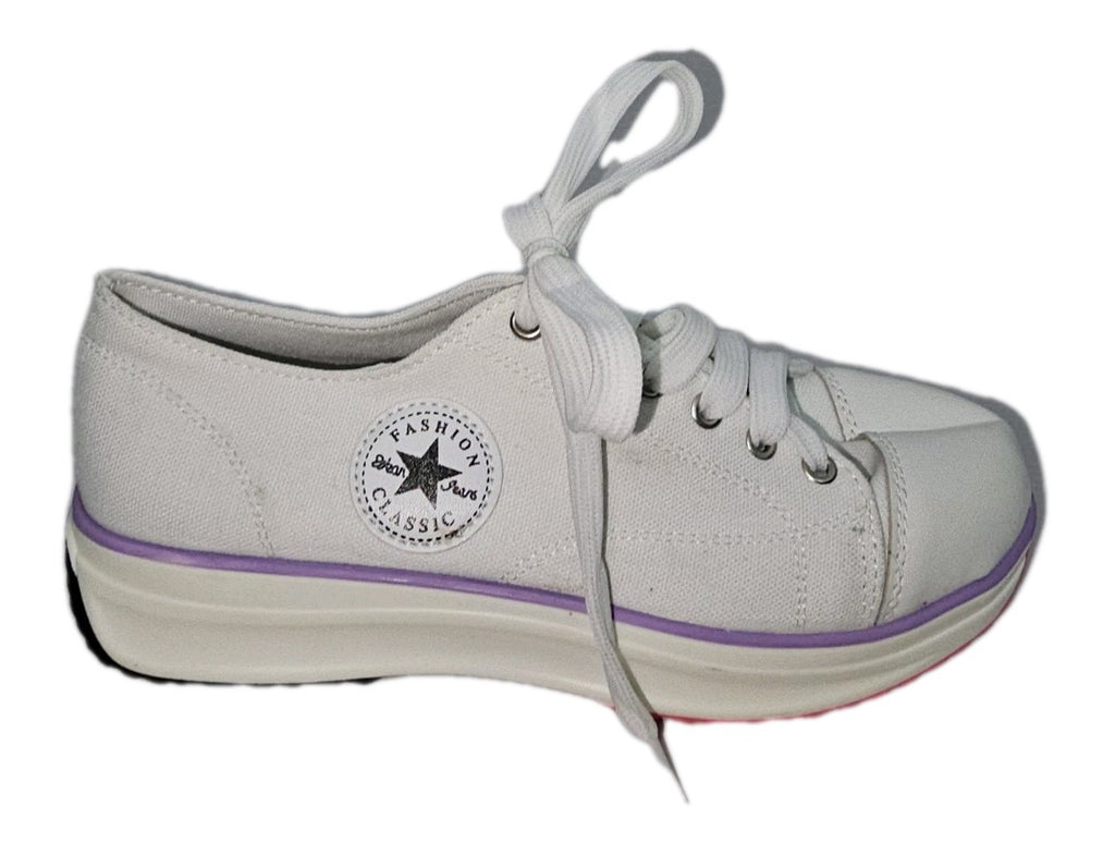EK165 Damen Sneaker, weiß, Gr. 36 (Größentabelle)3