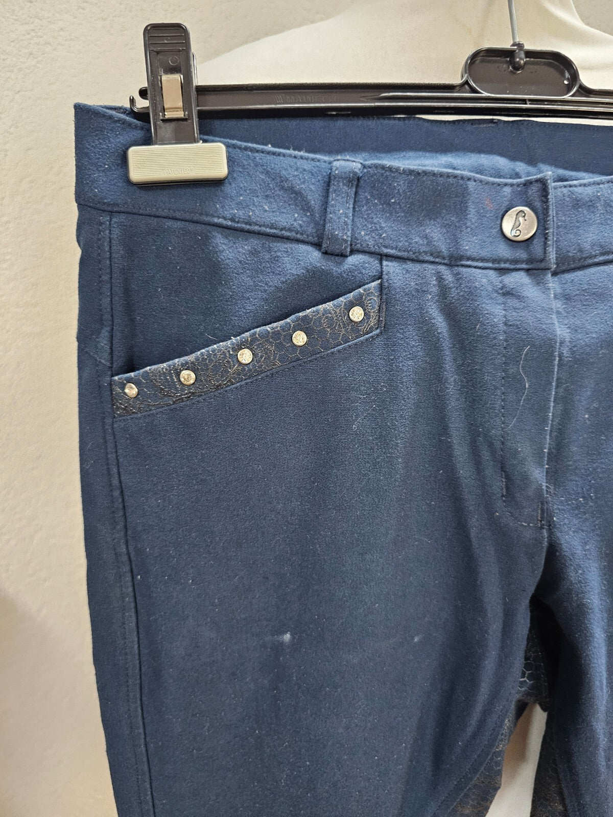 EK6176 Damen Reithose von ELT, blau, Gr. 383