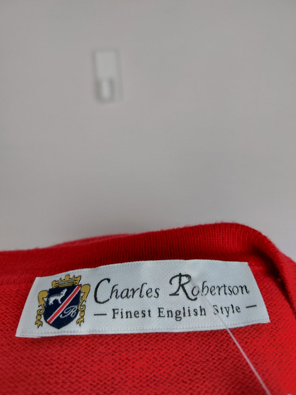EK2784 Damen Strickjacke von Charles Robertson, rot, Gr. 406