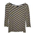 EK8661 Damen Langarmshirt von Madeleine, braun-schwarz, Gr. 360